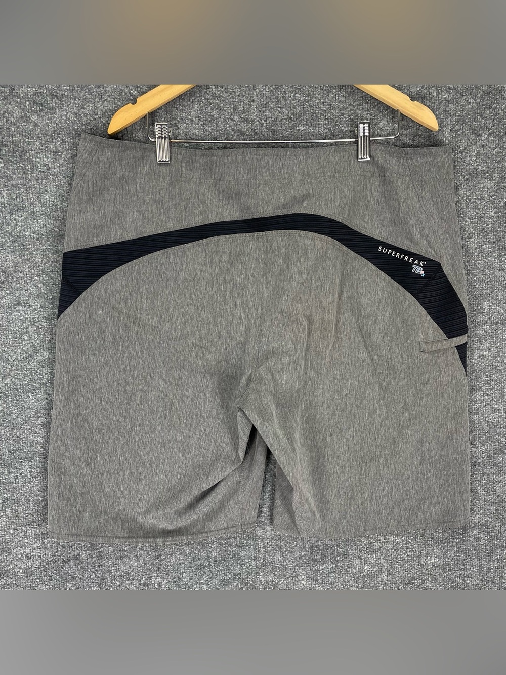 O’Neill Boardshorts Mens 38 Gray Superfreak Hybrid Drawstring Surf Swim Beach - Picture 2 of 7